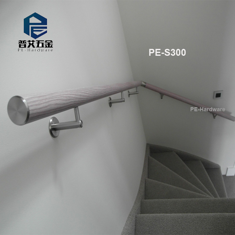 outdoor stainless steel 304 and 316 material satin hairline finish stair handrails