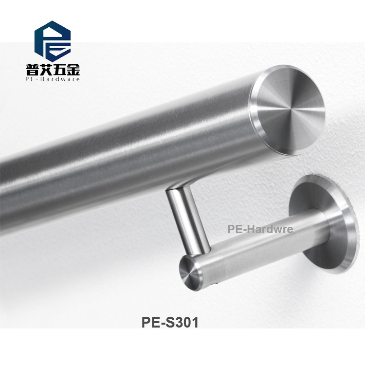 outdoor stainless steel 304 and 316 material satin hairline finish stair handrails