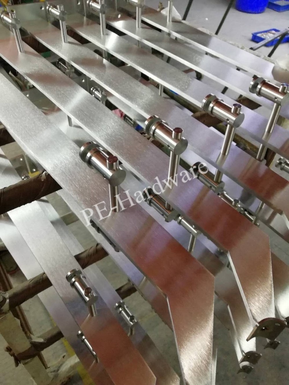 Factory Price Stainless Steel Solid plate Balustrade stainless steel Handrail Stainless steel Glass railing