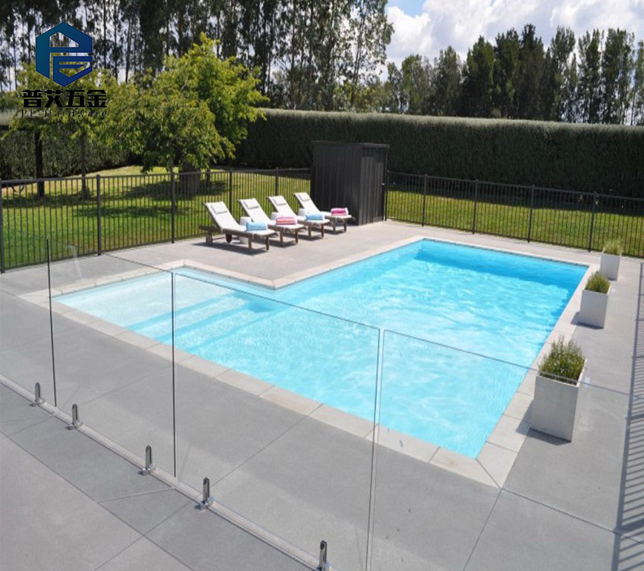 frameless swimming pool glass fence