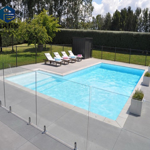 frameless swimming pool glass fence