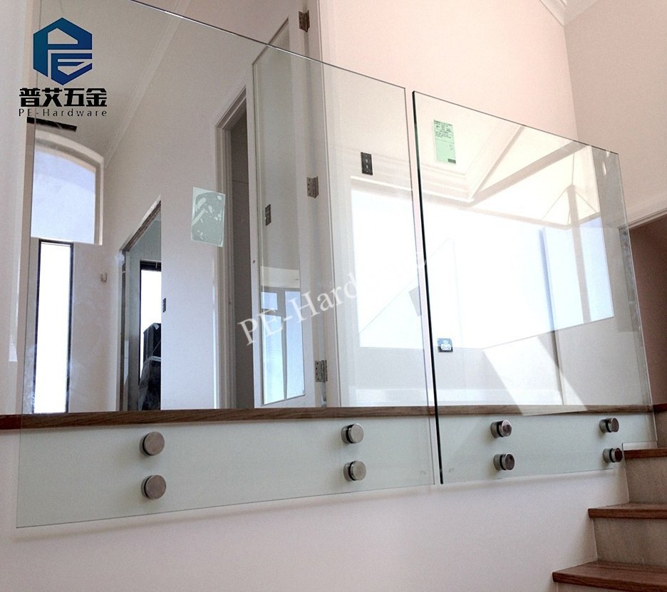 side mounted stainless steel glass clamp glass balustrades