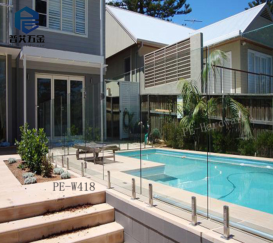 frameless swimming pool glass fence