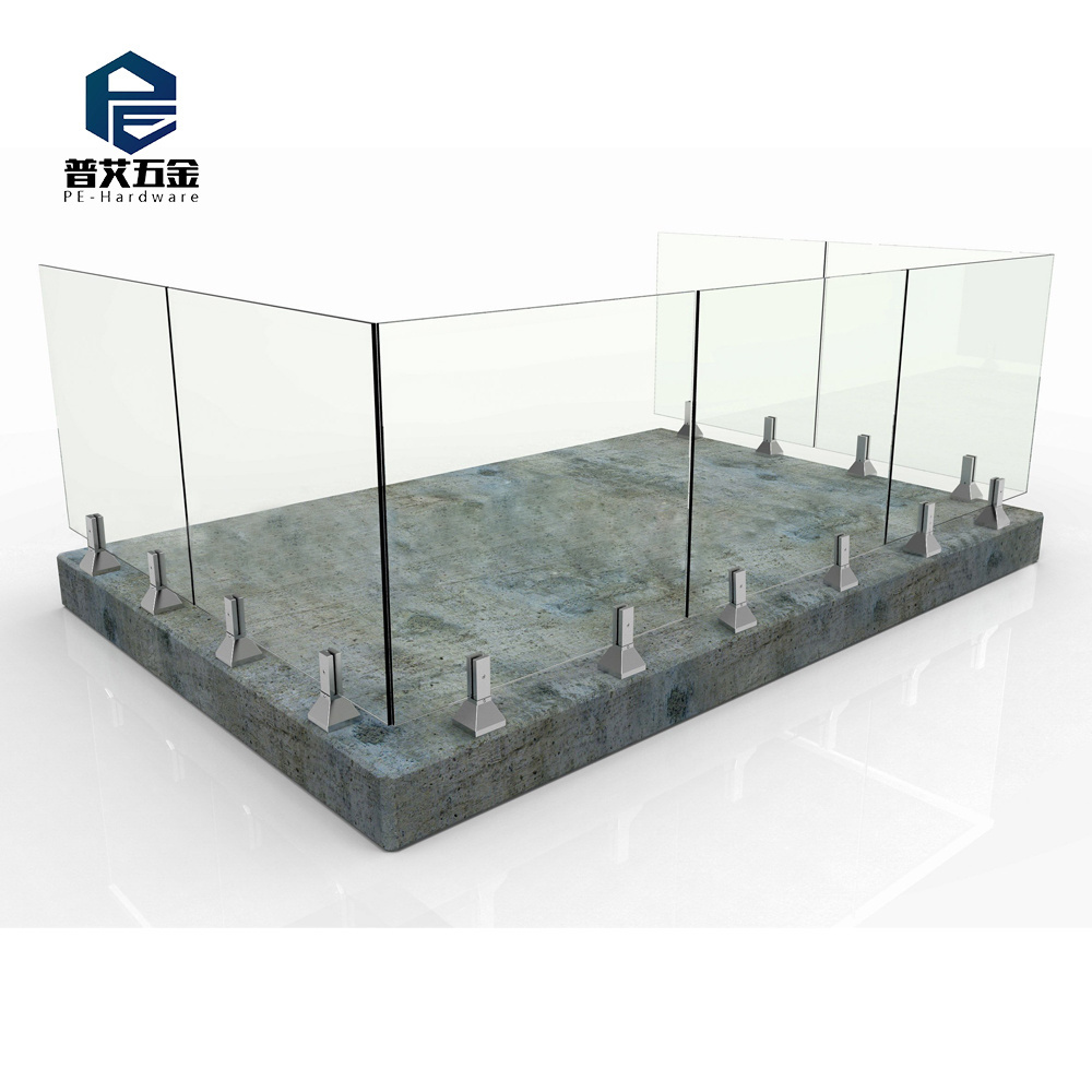 best sell frameless temporary pool glass fence