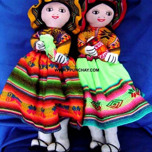 Andean Ethnic Doll Toy Ppunchay Peru