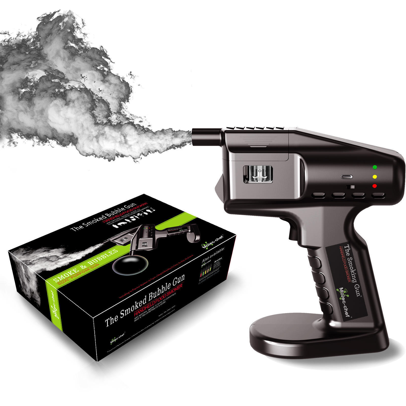 Barman Flavoring Blaster Bubble Smoke Gun Kit Kit-pro 2 Private Logo Electronic Multifunctional Flavour For Party