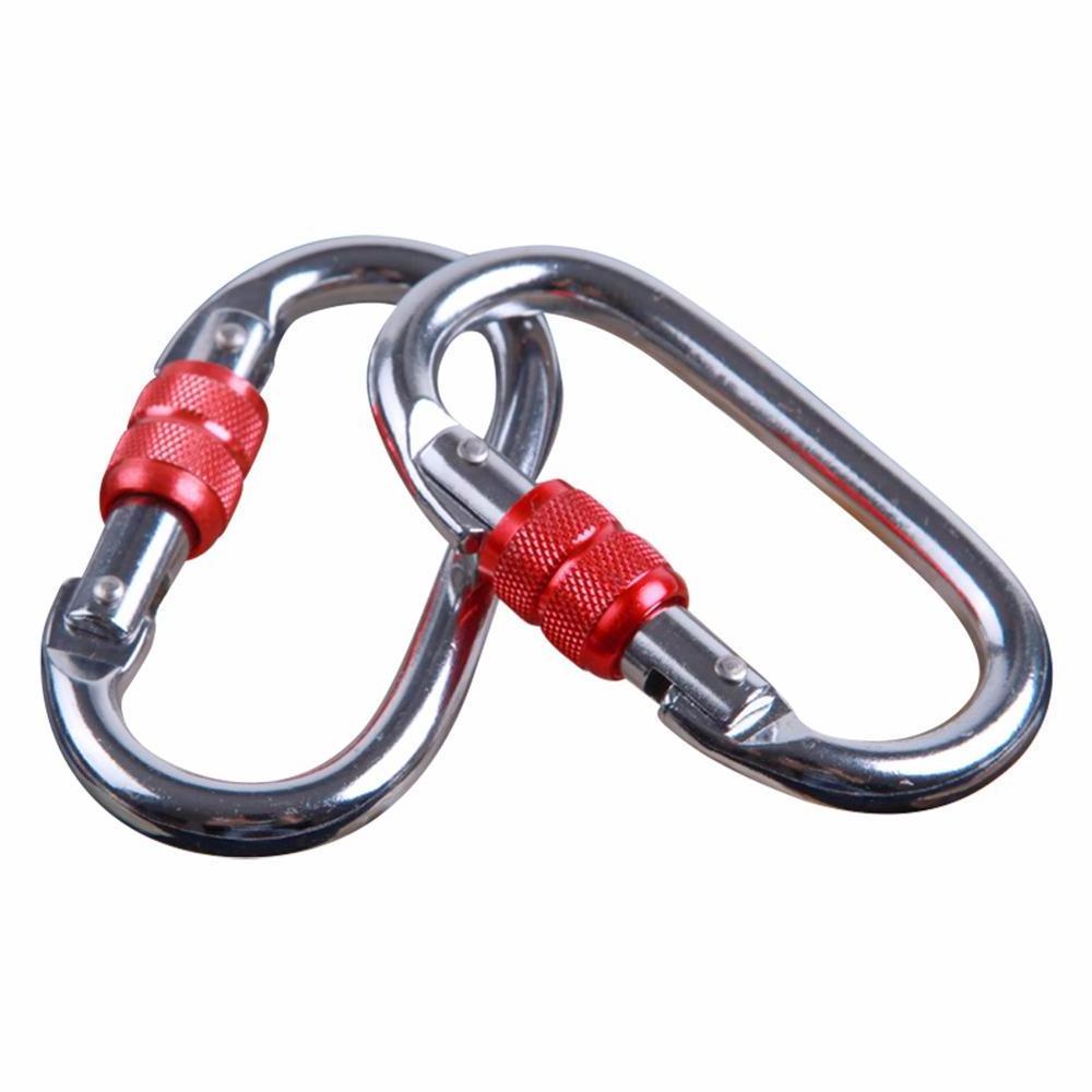 Yoga Hammock Lock Safety Alloy Steel Carabiner Runway Spring Buckle Outdoor High Altitude Rock Climbing Lock