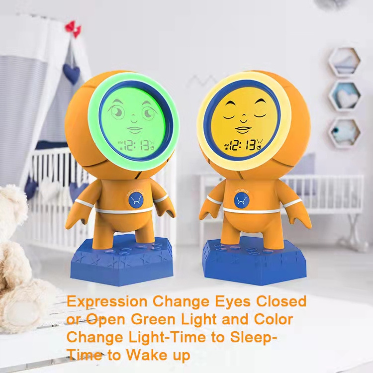 Standard Version New Lcd Children Projection Clock Child Lock Belt Sleeptrainer