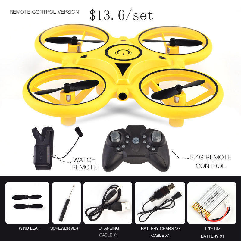 Rc Sensor Watch Remote Control Ufo Hands Free Drone And Gesture Drone Smart Watch Control Drones