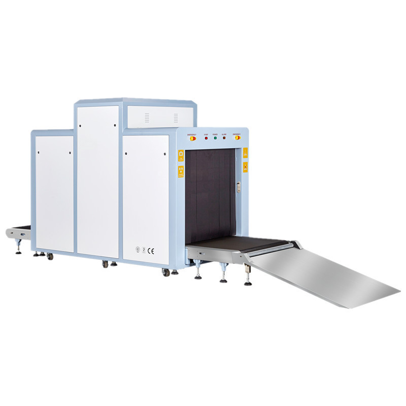 Airport Baggage Luggage Scanner Machine conveyor metal detector with Big Size 100*100mm X Ray Baggage Scanner