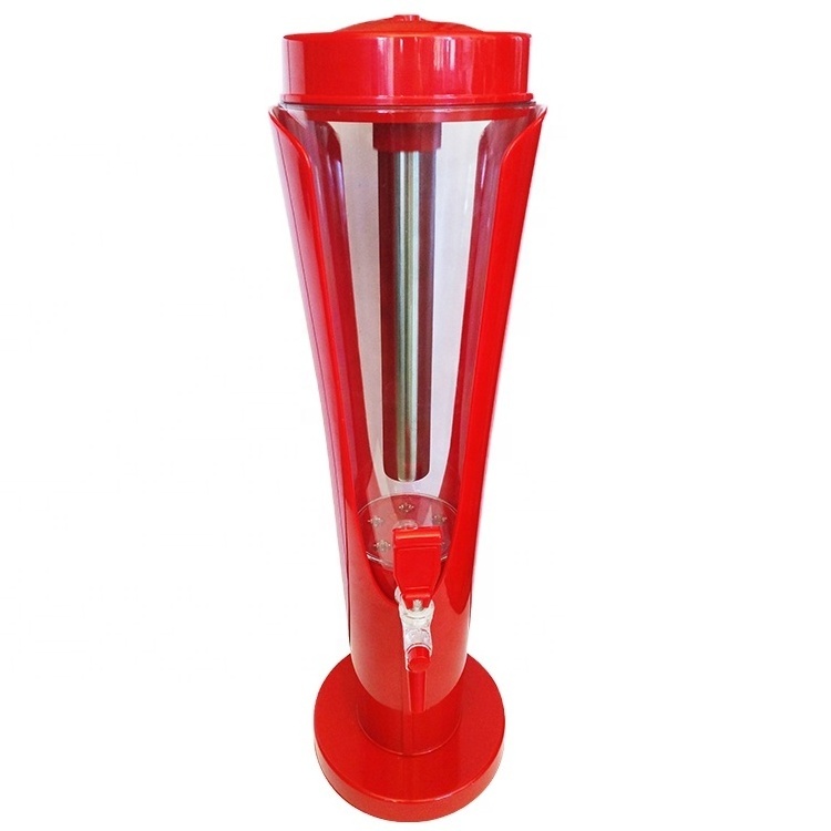 drink dispenser ice tube beer tower/table beer tower  dispenser