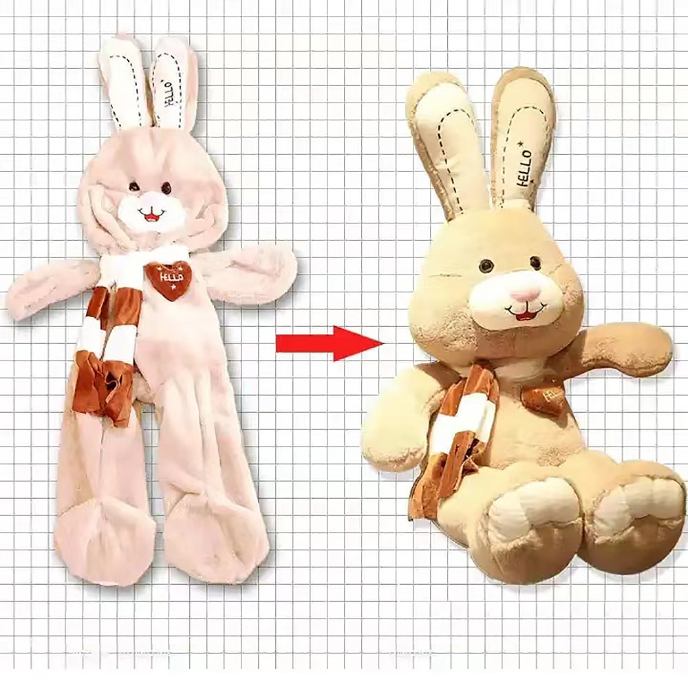 CustomPlushMaker Custom Wholesale Empty plush toy Unstuffed Plush Animal Skins Custom Animal toy Skins unstuffed Plush Bear