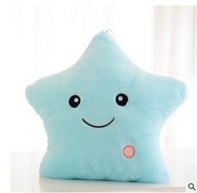 Music light-up plush toy five pointed star luminous plush kids toy Twinkle star shaped night light soft pillow for children