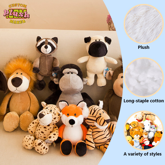 Wholesale claw machine plush keychain stuffed toys cheap soft toys of different sizes Wholesale Holiday Dolls stuffed animals