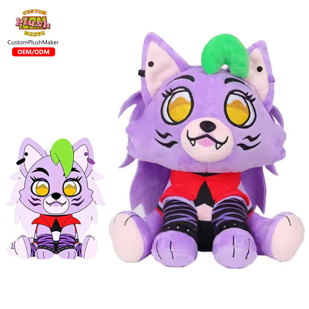 CustomPlushMaker High Quality Low MOQ Toy Plush Doll Manufacturers Anime Cat Dog Custom Bear Plush Toy Stuffed Animal for Gift