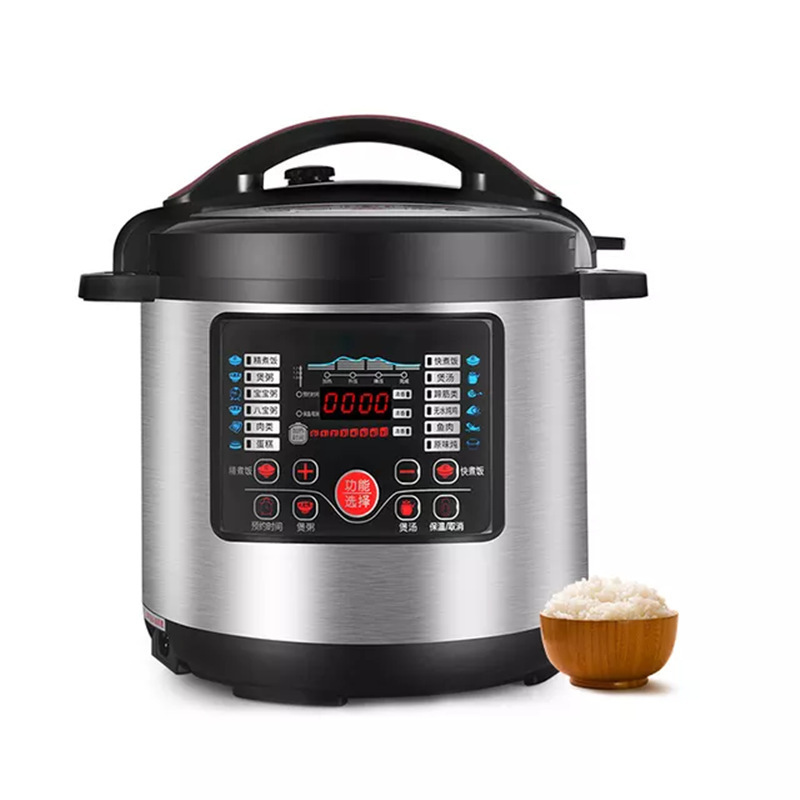 In stock commercial big pressure cooker Multipurpose Electric Pressure Cooker rice cooker 8L 10L 12L Liter LED display factory