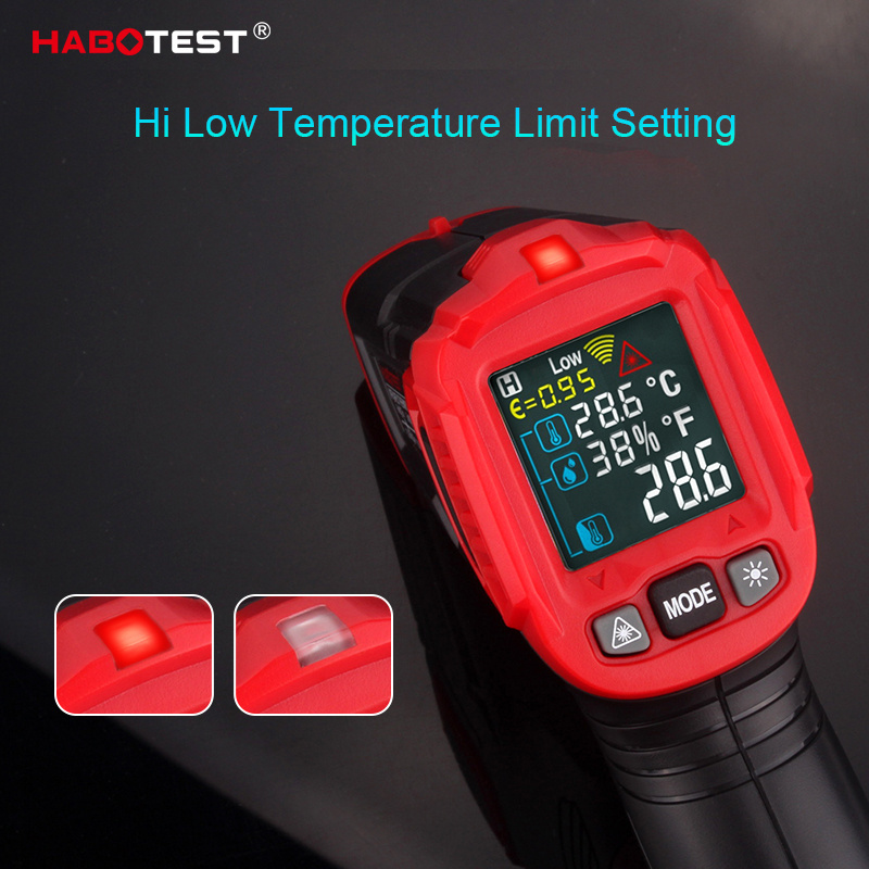 800C Color Display Infrared Thermometer for industrial use