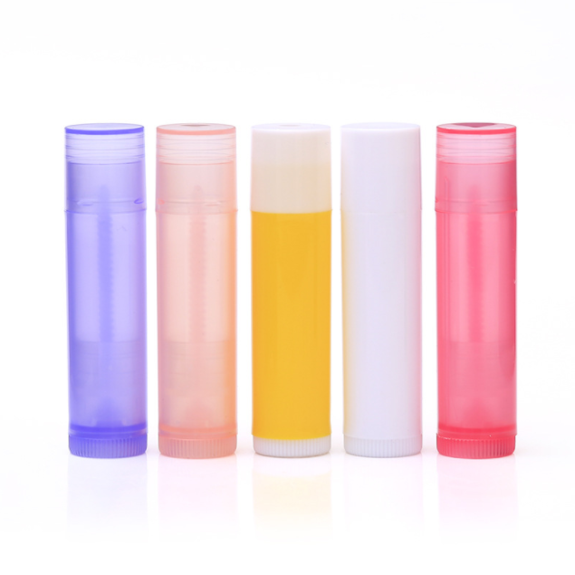 5g cosmetic empty Glue Stick transparent Travel Bottle Lipstick Tube Lip Balm Containers pp lipstick bottle