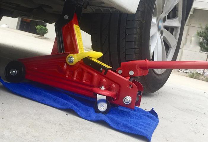 Black Long Lifting Parts 3 Ton Low Profile Hydraulic Garage Car Trolley Horizontal Mini Floor Jack