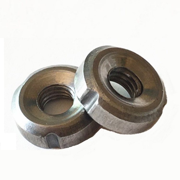 M6 Three groove Carbon steel round nut with internal thread