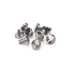 3mm to 30mm long M4 Round flat slotted head binding post stainless steel 304 male and female chicago screws for leather belt