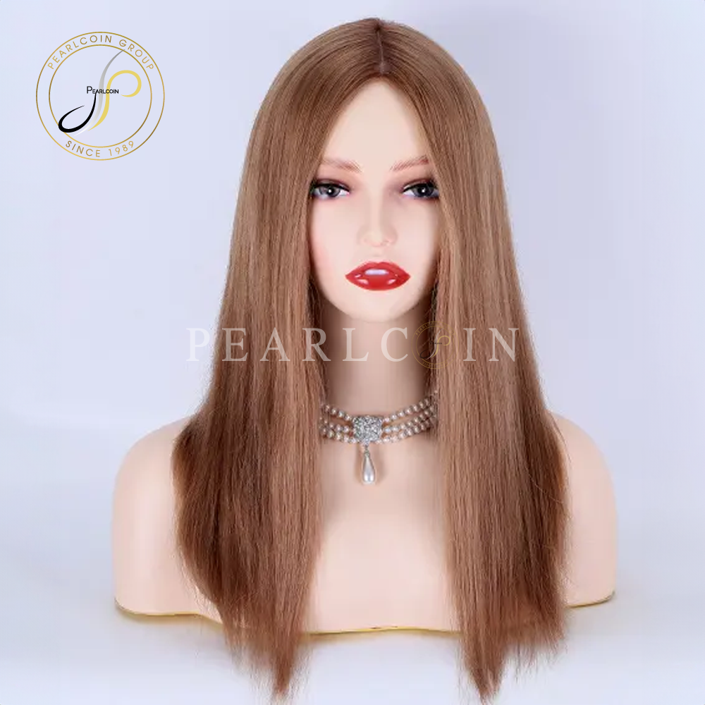 16 brown Balaia lattice colored silk top human hair Prime Minister customized Jewish women wig.