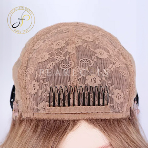 16 brown Balaia lattice colored silk top human hair Prime Minister customized Jewish women wig.