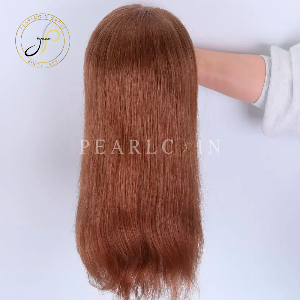 Pre-plucked Natural Human Hair Virgin Hair Medical Silk Top Base HD Full Lace Medical Glueless Ladies Wigs