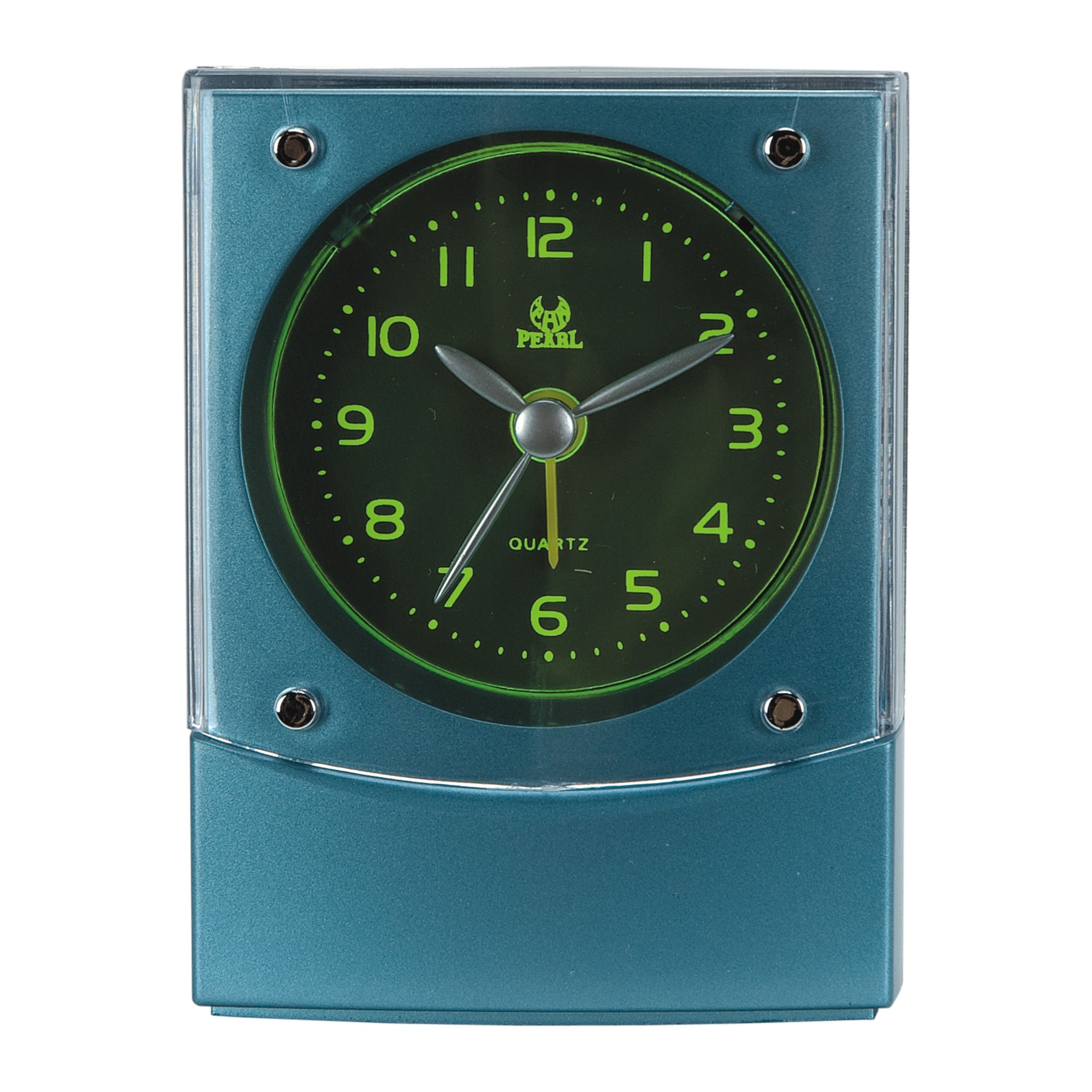 Guangdong Ostar Sweep Movement Quartz BJ Travelling Alarm Table Clock with Snooze/Light OEM are welcome