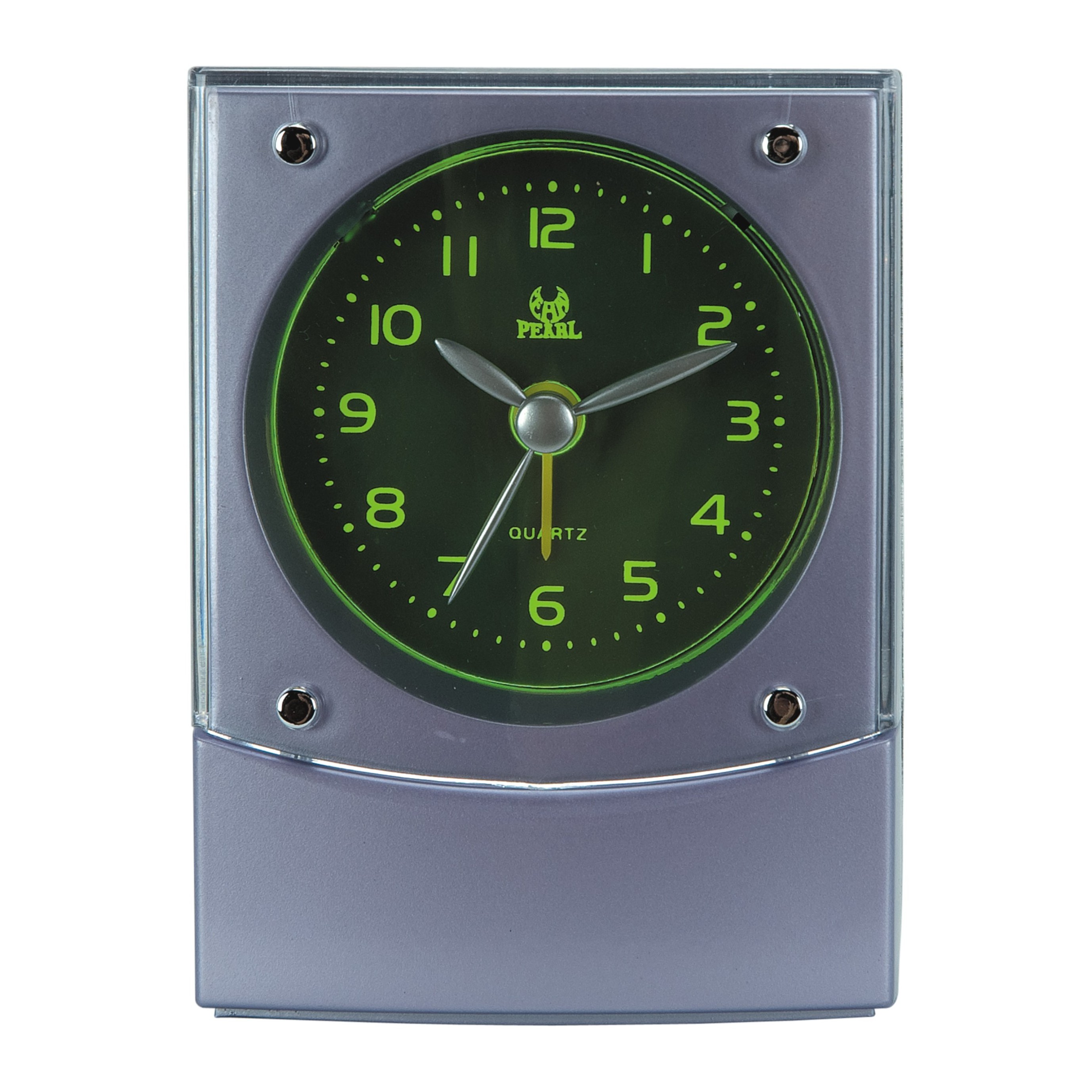 Guangdong Ostar Sweep Movement Quartz BJ Travelling Alarm Table Clock with Snooze/Light OEM are welcome