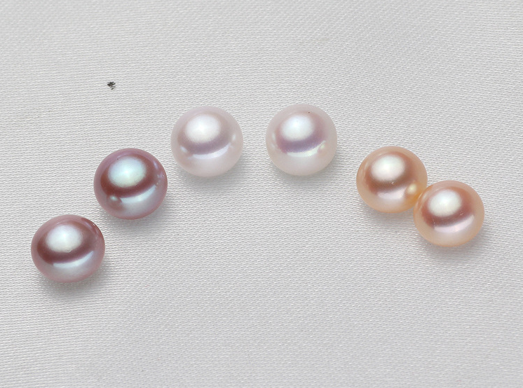 half drilled 3A grade genuine cultured wholesale freshwater pearl natural loose pearls