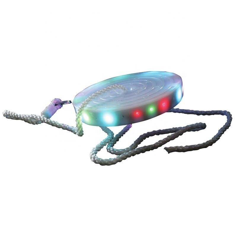 Attach to current Zip line or swing structure Plastic White Disc Swing Seat with 10' rope Chains and hook