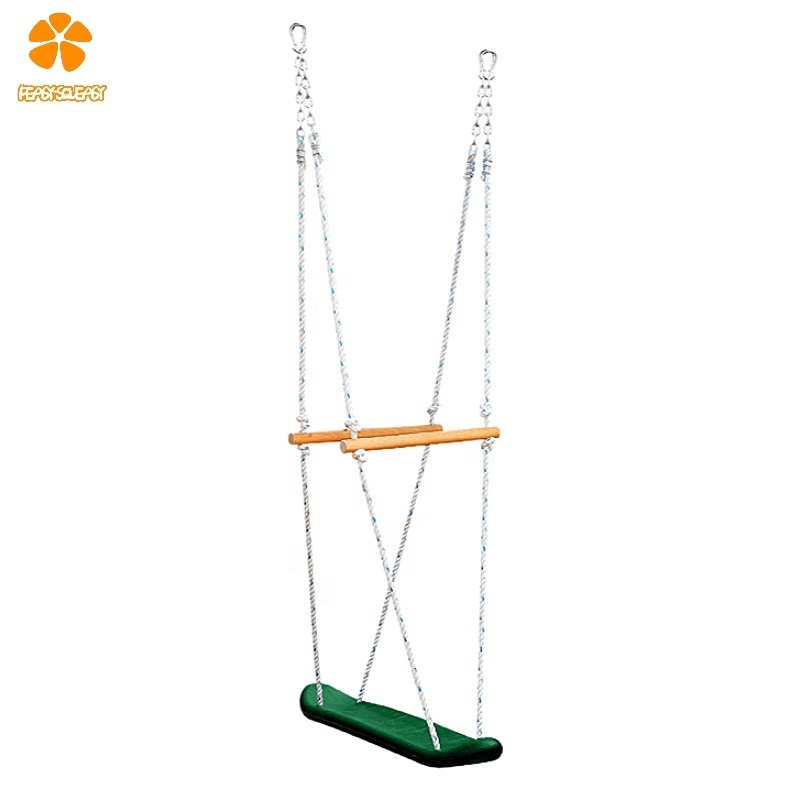 Green Black Skateboard Swing Standing Swing for Outdoor Swing Set