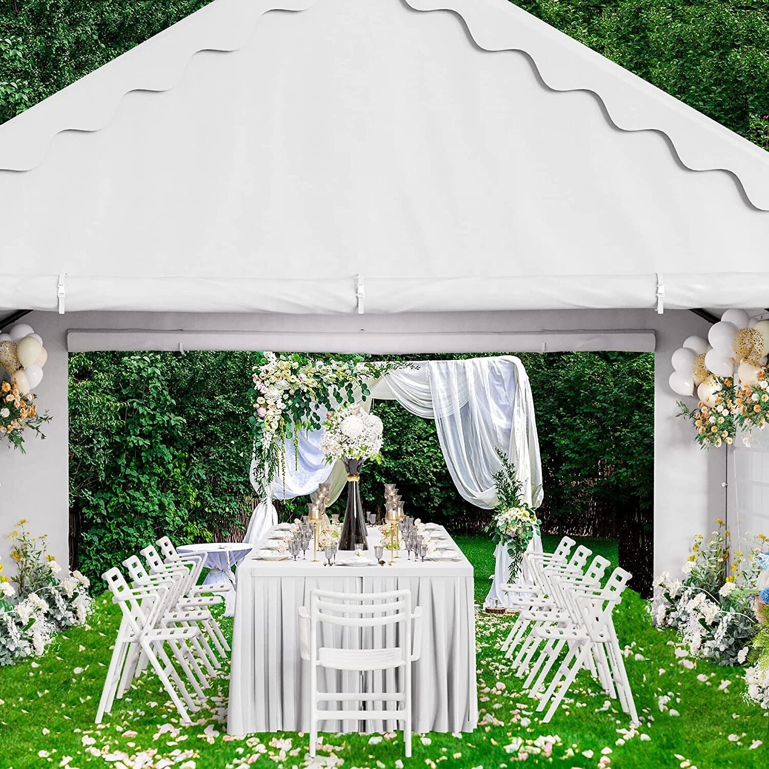 Heavy Duty Wedding Canopy Gazebo 16'x20' Outdoor Commercial Party Event Tent for Events