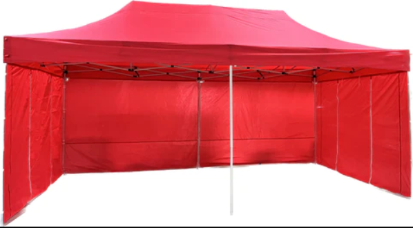 Portable Red 10 x 20 pop up tent pop-up tent