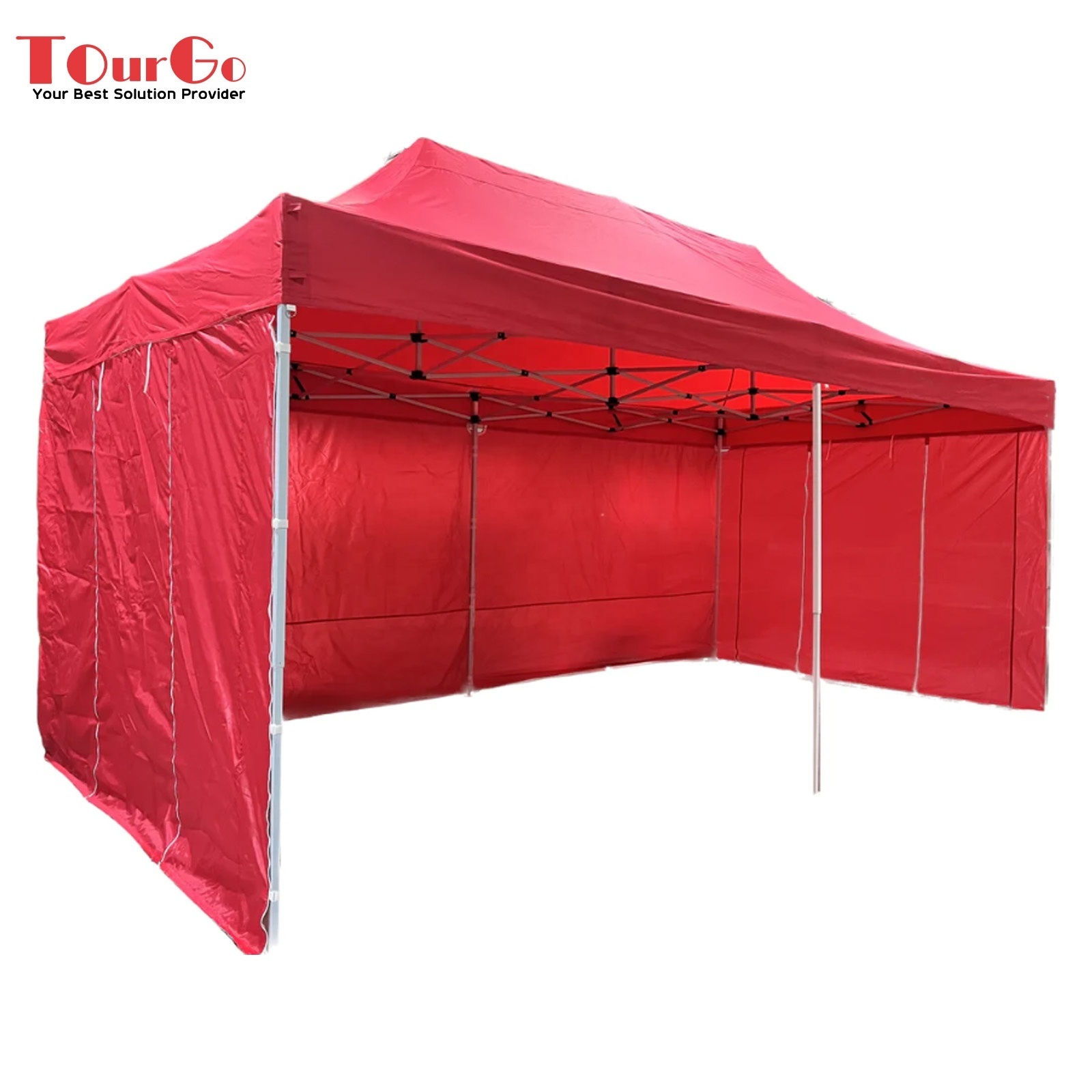 Portable Red 10 x 20 pop up tent pop-up tent