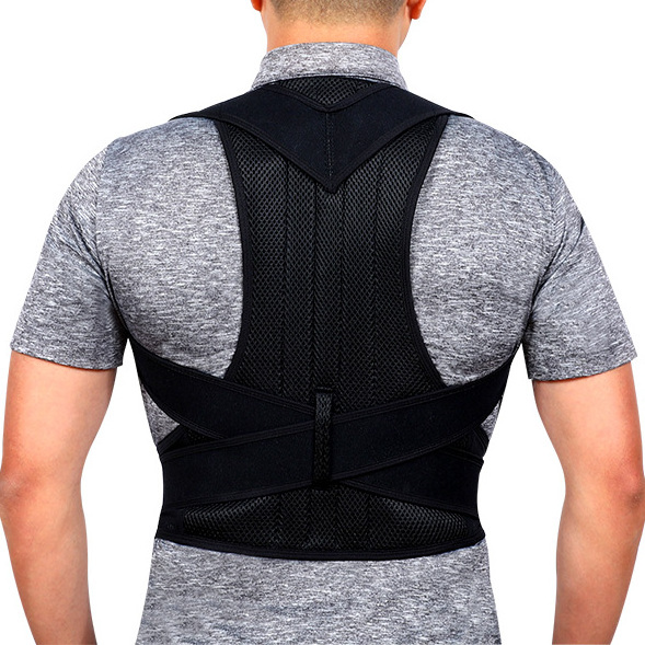 Private Label Logo Neoprene Adjustable Posture Corrector De Postura Ojeras Juanetes Clavicle Back Support Belt Shoulder Brace