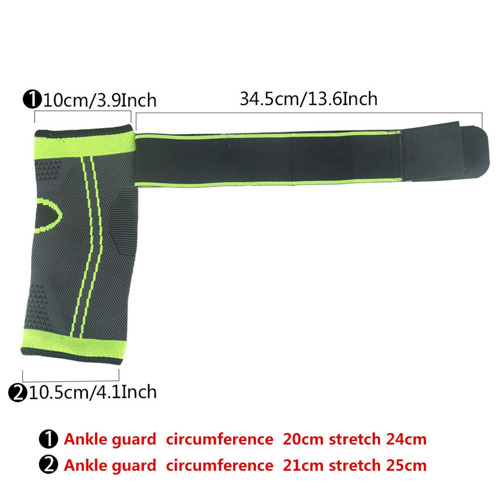 Wholesale Nylon Ankle Brace Adjustable Breathable Belt for Fitness Exercise foot Drop Brace Sport Protector Sleeve Ankle Support