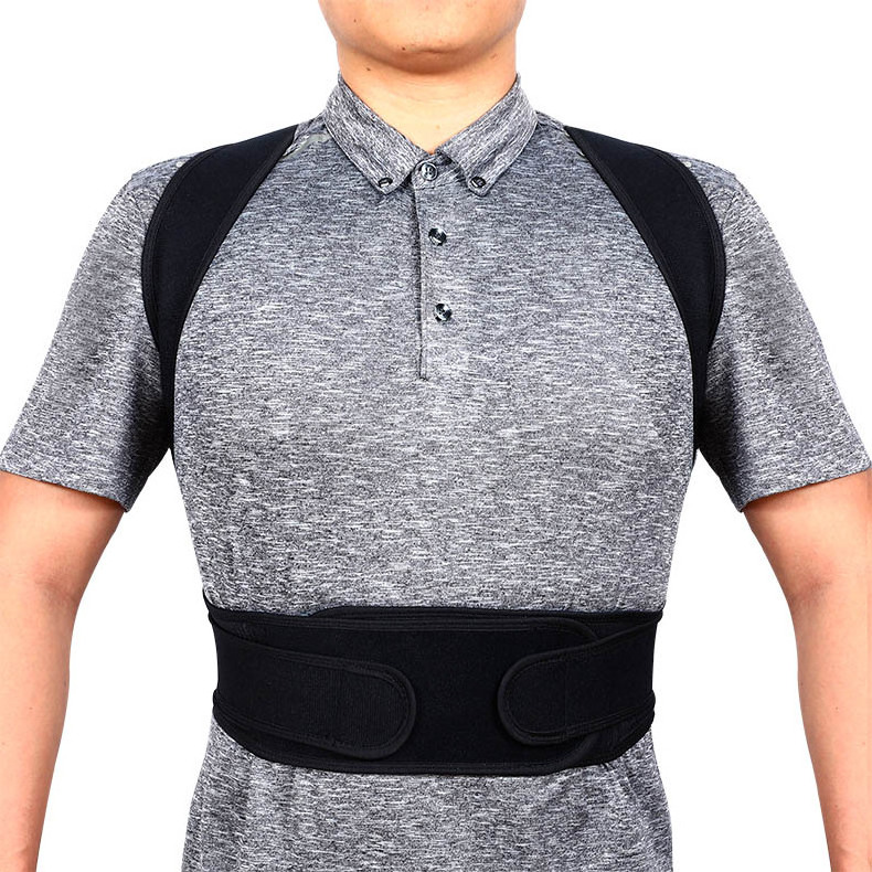 Private Label Logo Neoprene Adjustable Posture Corrector De Postura Ojeras Juanetes Clavicle Back Support Belt Shoulder Brace