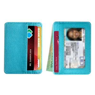 Wholesale Credit Card Holder PU Leather Business ID Card Sleeves Luxury Wallet Card Cover Bags Portable Certificate Holder