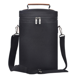 OEM ODM Sac Isotherm Tote Beer Wine Cooler Bag Travel Picnic Insulated Thermal Polyester Bag For Bottle Messenger Handbag Bag