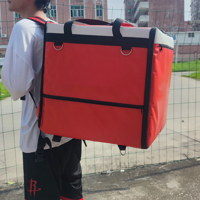 Custom Food Delivery Bags 103L Large Capacity Rider Thermal Insulation Box Wine Drinks Fruit Carry Backpack Picnic Cooler Bags