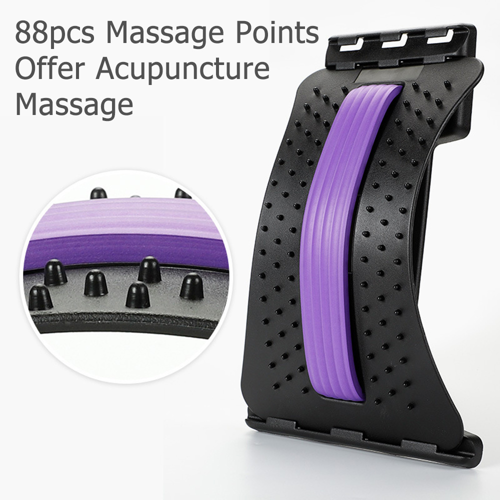 Custom Magnetic Back Stretcher Lumbar Traction Device Masajeador Espalda Backstretcher Corrector Masajeador Lumbar Back Massager