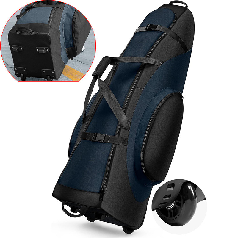 Tote Golf Stand Bags 900D Oxford Waterproof Golf Tour Staff Bag With Wheels Large Capacity Luxury Travel Padded Vessel Golf Bags