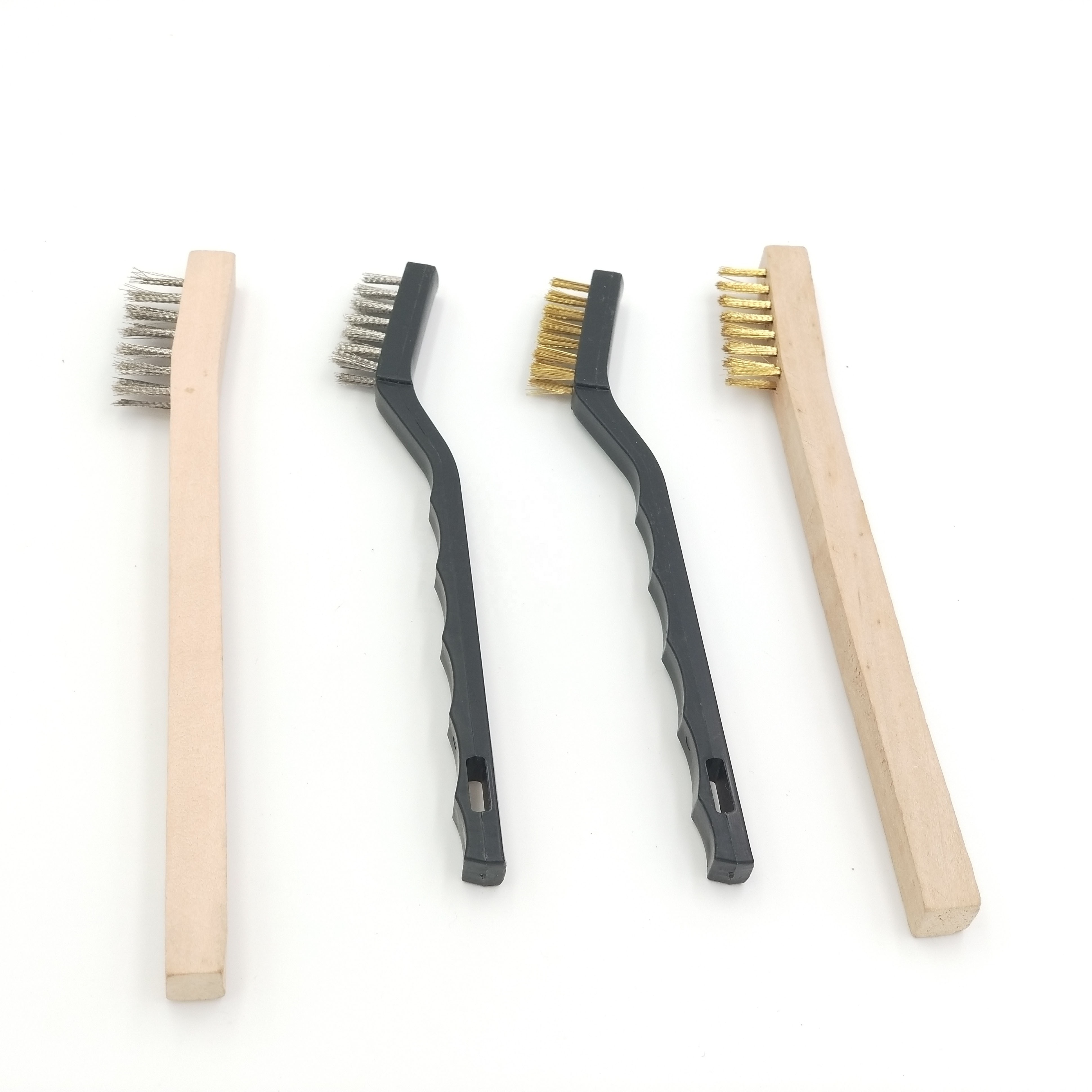 Wood Handle Stainless Steel Wire Brush