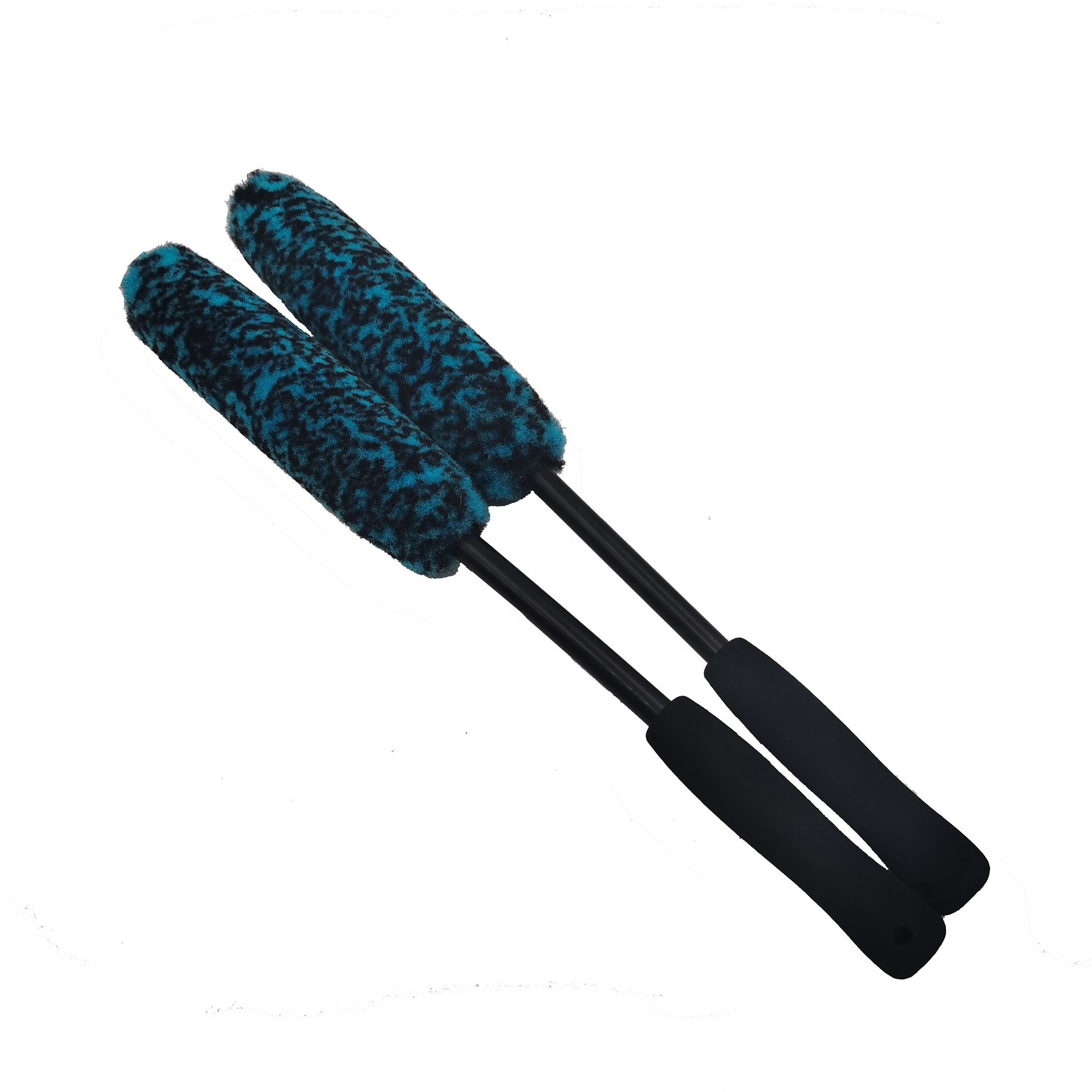 Car Wheel Rim Spokes Soft Cleaning Brush with Synthetic Wool