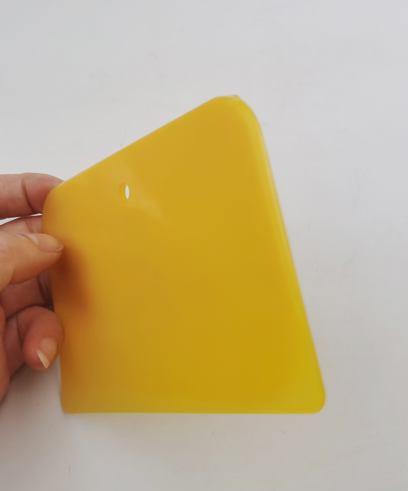 Plastic car window scraper