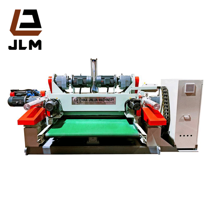 Jinlun 4 8 Feet Plywood Making Clipper Rotary Cutting Lathe Surface Core Veneer making Machine