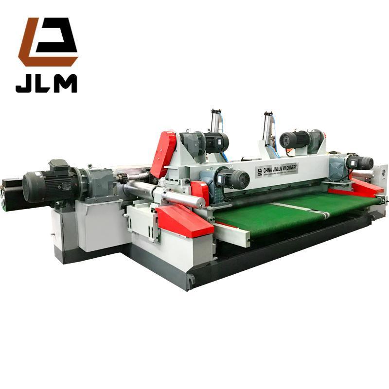 Jinlun 4 8 Feet Plywood Making Clipper Rotary Cutting Lathe Surface Core Veneer making Machine