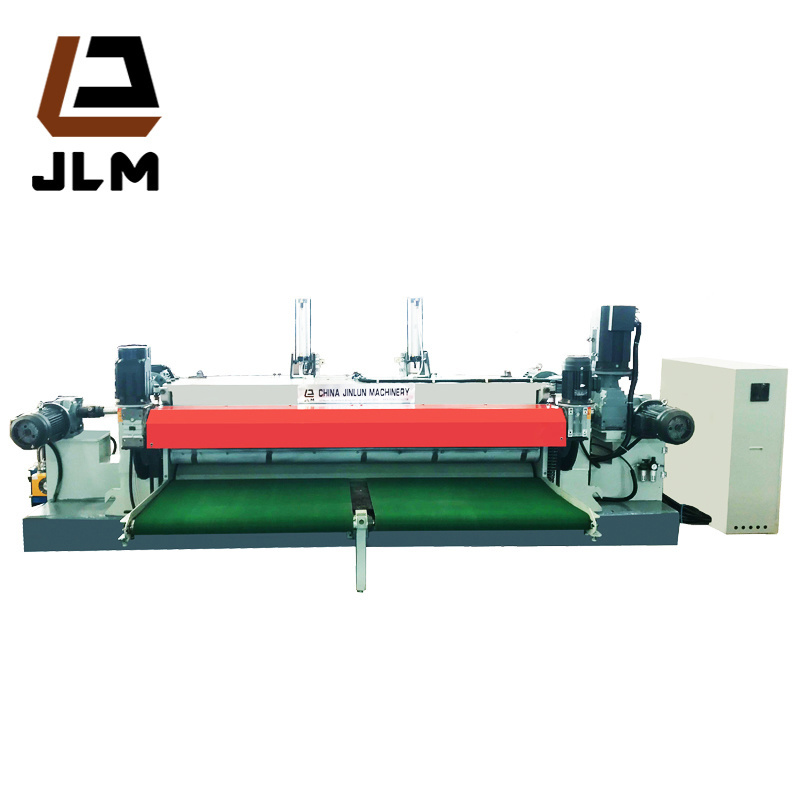 Jinlun 4 8 Feet Plywood Making Clipper Rotary Cutting Lathe Surface Core Veneer making Machine